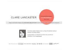 Tablet Screenshot of clarelancaster.com